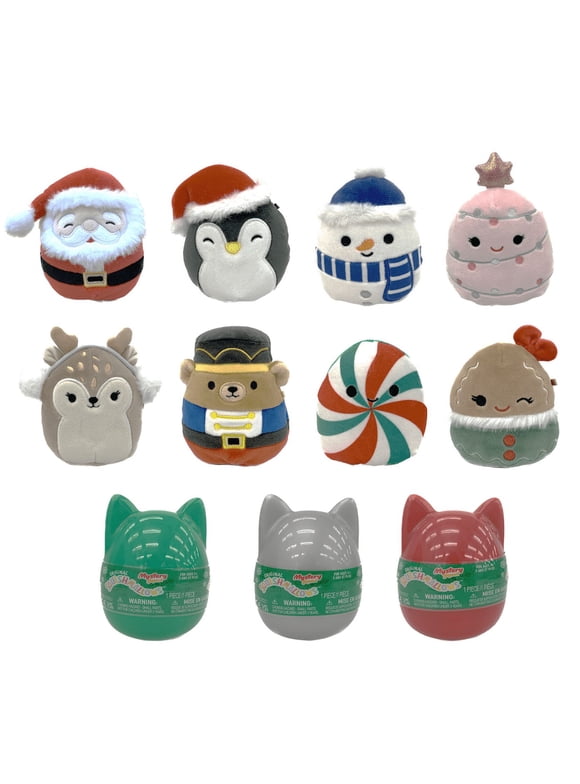 Squishmallows Original 4-inch Holiday Mystery Plush - Little Child's Ultra Soft Plush