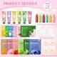 thumbnail image 2 of Set de regalo de spa LFENYIGI, 72 piezas, máscara facial, bálsamo labial y crema de manos, 2 of 8