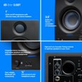 thumbnail image 4 of PreSonus ERIS-3.5BT 3.5" Active Media Reference Monitors with Bluetooth (Pair), 4 of 11