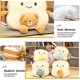 thumbnail image 2 of Almohada de pan tostado de 45 cm, divertida almohada de peluche con forma de baguette francesa, suave y esponjosa, con diseño kawaii., 2 of 5