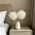 thumbnail image 4 of 2Pcs Oil Painting Style Dahlia Bouquet, Realistic Layered Petal Design With Anti-Fade Color, Decorative Artificial Flower for Home Dining Table, Wedding Layout, Hotel Decor and Shooting Props, 4 of 6