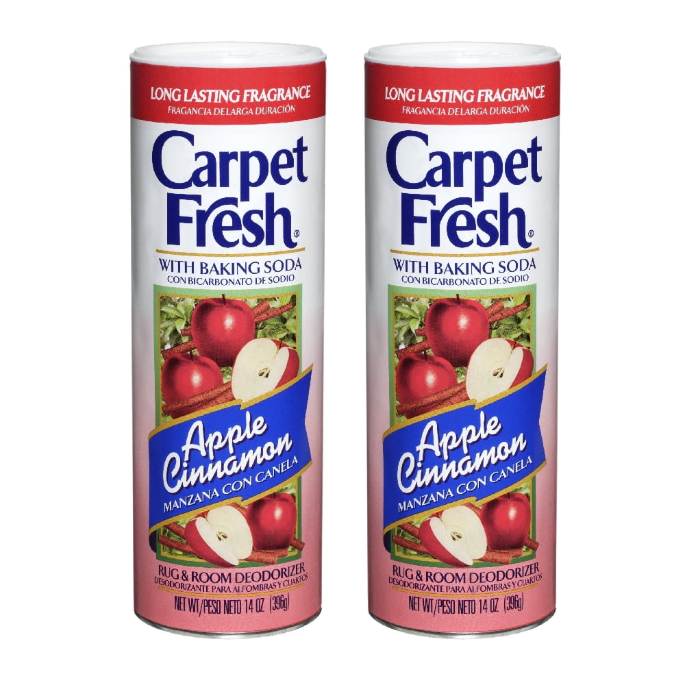 Carpet Fresh Rug and Room Deodorizer Powder Apple Cinnamon with Baking