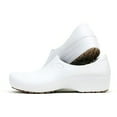 thumbnail image 2 of Sticky Nursing Shoes Women - Chefs - Kitchen - Nurses - Clogs for Work - Waterproof Non Slip (White, 8), 2 of 4
