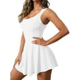 thumbnail image 3 of Sleeveless Women Slim Fit 2 In 1 Workout Active Sets Yoga Golf Suits, 3 of 5