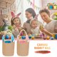thumbnail image 5 of Bolsa de conejito de pascua, cesta de pascua con orejas, bolsa de cesta de conejo de pascua para niños, huevos de Pascua, regalos de pascua (rosa azul) Feliz Sencillez, 5 of 5