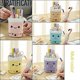 thumbnail image 2 of Cute Pen Pencil Soporte telescópico Pop Up Estuche de papelería, Stand-up Transformer Bag con Smile Face Dot Organizer, Ideal para cosméticos Bolsa de maquillaje Xemadio WMSS-188-5, 2 of 8