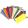 thumbnail image 1 of ZheElen 2pcs Soft Glasses Spectacles Drawstring Case Pouch Bag Phone Wallet 1Set, 1 of 5