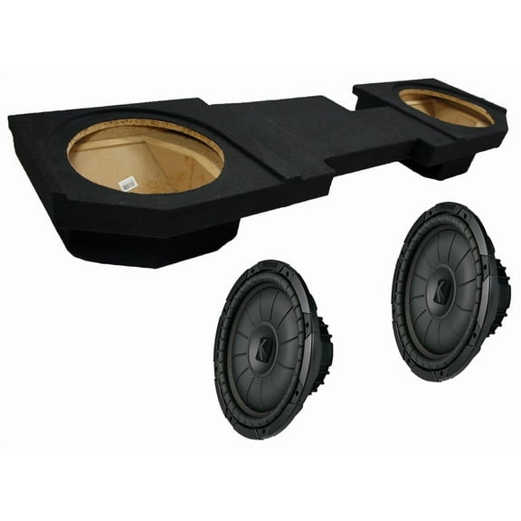 Kicker Dodge Ram 2002 - 2018 43CVT124 CVT12 400W Sub & DTB2X12-QUAD-UP Sub Box