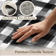thumbnail image 6 of ODIKA 3'x5' Washable Throw Rug Welcome Plaid Gingham Farmhouse Howdy Lettering Front Layered Door Flowing for Entryway, Kitchen, Mudroom, Stain Resistant, Low Profile, Non-Slip, 6 of 7