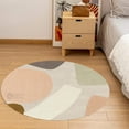 thumbnail image 6 of 14X14 Area Rug, Hallway, Living room, Round Carpet, Geometric Design, Hand Tufted Rugs, 6 of 7