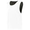 thumbnail image 6 of Augusta Sportswear XL Boys Mesh Reversible Pinnie Black/White 9718, 6 of 6