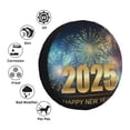 thumbnail image 4 of Easygdp 2025 New Year 5 Wheel Cover,Spare Tire Cover,4-17in Spare Tire Cover Universal Fit for Trailer, Car, Truck, SUV, Jeep-14 inch, 4 of 6