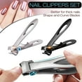 thumbnail image 2 of Godom 2Pcs Thick Nail Clippers,Wide Jaw Opening Nail Clippers,Finger Nail Clippers for Men Seniors Adults Ingrown Toenail Tough Nails, 2 of 4