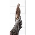 thumbnail image 2 of Kestrel Sitting on Falconer Hand - Abstract Canvas Art Print, 2 of 3