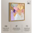 thumbnail image 2 of Canvas of Gold and Purple I Canvas Pastel Abstracts by Art Remedy, Gold Frame, 36" x 45", 2 of 7
