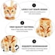 thumbnail image 4 of Inteprter Paper Towel Holder Convenient Metal Cat Wide Roll Holders Lightness Stand All-Match Paper Kitchen Toilet Design Application Decoración del hogar amarillo Inteprter HA044173-01, 4 of 6