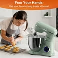thumbnail image 6 of CEBORY 3-IN-1 Stand Mixer, 6.5 QT Tilt-Head 10-Speed Food Mixer, Kitchen Electric Mixer with Dough Hook, Beater, Whisk, Bowl for Most Home Cooks, 6 of 7