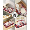 thumbnail image 6 of 4th of July Gnomes Dish Drying Mat for Kitchen Counter, Super Absorbent Quick Dry Coffee Bar Mat Pad Thin Diatomaceous Sink Mat Non Slip Dish Drainer Mat 16''''x18'''' Blue Red Floral Independence Day, 6 of 6