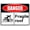 Warning Sign 1, variant on Danger Gasoline No Smoking Sign - 8"x12" Aluminum Tin Sign for Home Coffee Bar Wall Decor, Gas Station, Garage, Fuel Storage, Fire Safety