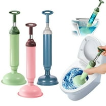 1X Sewer Pipe Toilet Dredger Toilet Plunger Powerful High Pressure Drain Plunger Suction Cups Toilet Unblocker Vacuum Plunger Unblocker Suitable for Toilet Bathtub Shower Sink