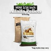 Medalist Feed Mini Alfalfa Pellets for Smaller Animals (Pig, Goat), 50 lbs
