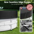 thumbnail image 3 of SHELTUSE 15x21FT Oval Pool Cover - Solar Rectangular Covers for Above Ground Pools, Oxford Fabric Pool Covers for Above Ground Pools, Waterproof and Dustproof Swimming Pool Cover, 3 of 5