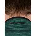 thumbnail image 5 of Realtree Men's Fleece Quarter Zip Pullover Sweatshirt in Green, Sizes S-2XL, 5 of 6