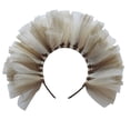 thumbnail image 3 of Diadema de tul con forma de león shaom para niñas accesorios para el cabello fiestas de cumpleaños de bebés diademas de plástico duro disfraces de Halloween, 3 of 4