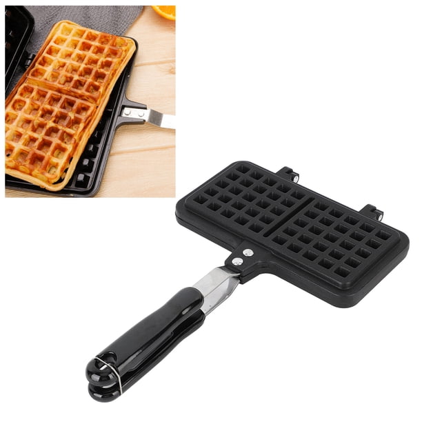 Sartén Para Gofres Doble, Sartén Multifuncional Para Hacer Gofres, Ahorro De Tiempo, Antiadherente Para El Desayuno