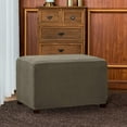 thumbnail image 2 of Stretch Ottoman Cover, Storage Ottoman Slipcovers Rectangle Footstool Protector Covers Removable Washable, 2 of 7