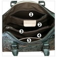 thumbnail image 5 of Genuine Leather Purse and Handbag for Women Retro Leather Crossbody Shoulder Bag, 5 of 7