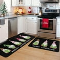 2 Pcs Christmas Door Mats Kitchen Rugs And Mats Decoration Front Door
