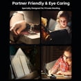 thumbnail image 4 of 2 Pack Book Light, Reading Lights for Books in Bed, 3 Color & Stepless Dimming Brightness, Up to 60 Hours Lighting, 4 of 6