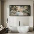 thumbnail image 5 of Large Framed Canvas Print Abstract Modern Wall Art Decorative Ready to Hang Painting for Living room Bedroom - 60"x30" Black Frame, 5 of 9