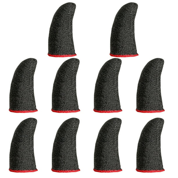 Accessoire Sécurité Bricolage 12 Protège-Doigts Anti-Coupures - Nylon Réutilisable - Pour Cuisine, Jardinage, Bricolage - Gris Gants Doigts Cuisine