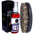thumbnail image 1 of Kit de Aceite para el Cuidado de la Barba JYE Cepillo de Madera Color Negro, 1 of 8
