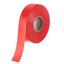 Uxcell 1-Pack Extra Wide Single Fold Bias Tape, 1 Inch x 55 Yards Satin Bias Tape for Sewing/Quilting/Hemming [Red]