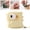 Light Yellow, variant on Cute Retractable Box Cutter, Portable Utility Knife with Lanyard for Package Opening