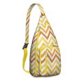 thumbnail image 1 of Abstract Art Sling Backpack - Modern Gallery Style Print Crossbody Bag, Fashionable for Work & School, 1 of 4