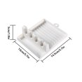 thumbnail image 4 of Kearding Utensilios de cocina calientes, organizador de cocina y almacenamiento con almohadilla de goteo, tenedor de cocina, soportes para cucharas, Cocina y Comedor blanco Kearding HA3787-01B, 4 of 6