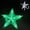 Green, variant on Lovebay Christmas Tree Topper 9" Five-pointed Star LED Lights String Garland Fairy Lights Home Decoration Christmas Ornament Green