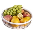 thumbnail image 2 of OUSITAID 360 Degree Rotatable Storage Tray  Portable Handle  Transparent  Large Capacity  Multi-functional  Seasoning Fruits Food Storage Basket  Kitchen Supplies, 2 of 8