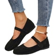 thumbnail image 4 of Commforr Ballerines Chaussures Habillées pour Femmes Ballerines pour Femmes Chaussures pour Femmes Ballerines pour Femmes Plates Rétro Chaussure Simple Ballerines avec Jupe Chaussures pour Femmes Brun 6.5, 4 of 7