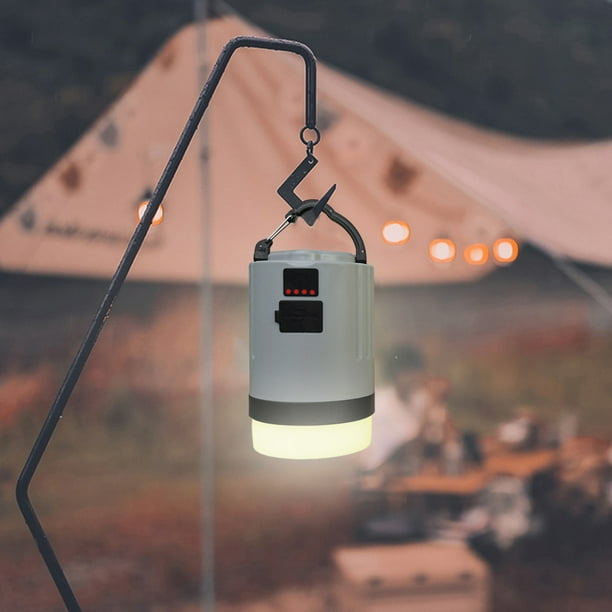Luz LED de atmósfera, 3 modos de luz, luces multifuncionales para tienda de campaña, para viajes de acampada
