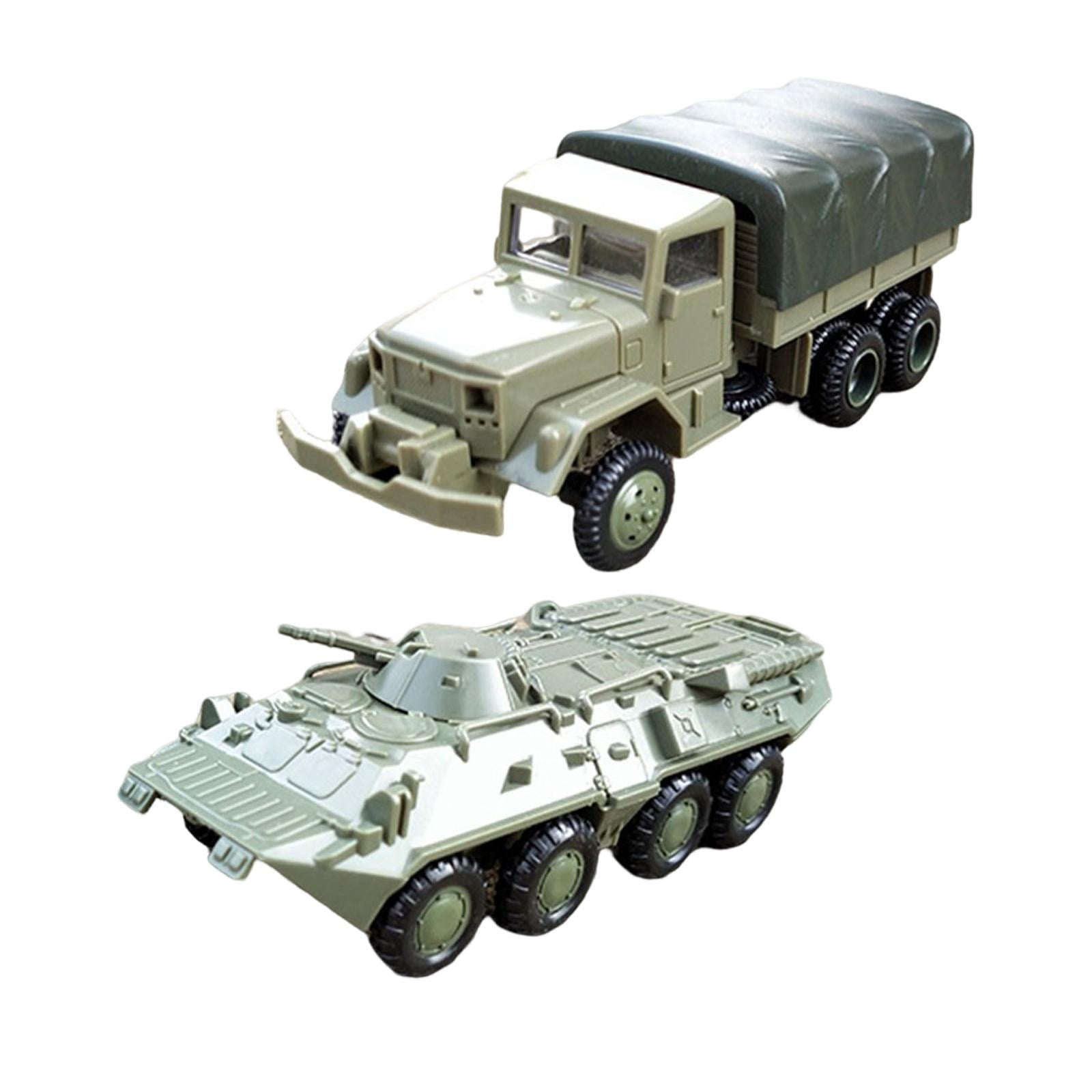 Modelo juguetes camiones militares Yotijar 1/72 Juego de tanques