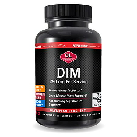 DIM 250mg Supports Lean Muscle Mass & Provides Balanced Testosterone 30