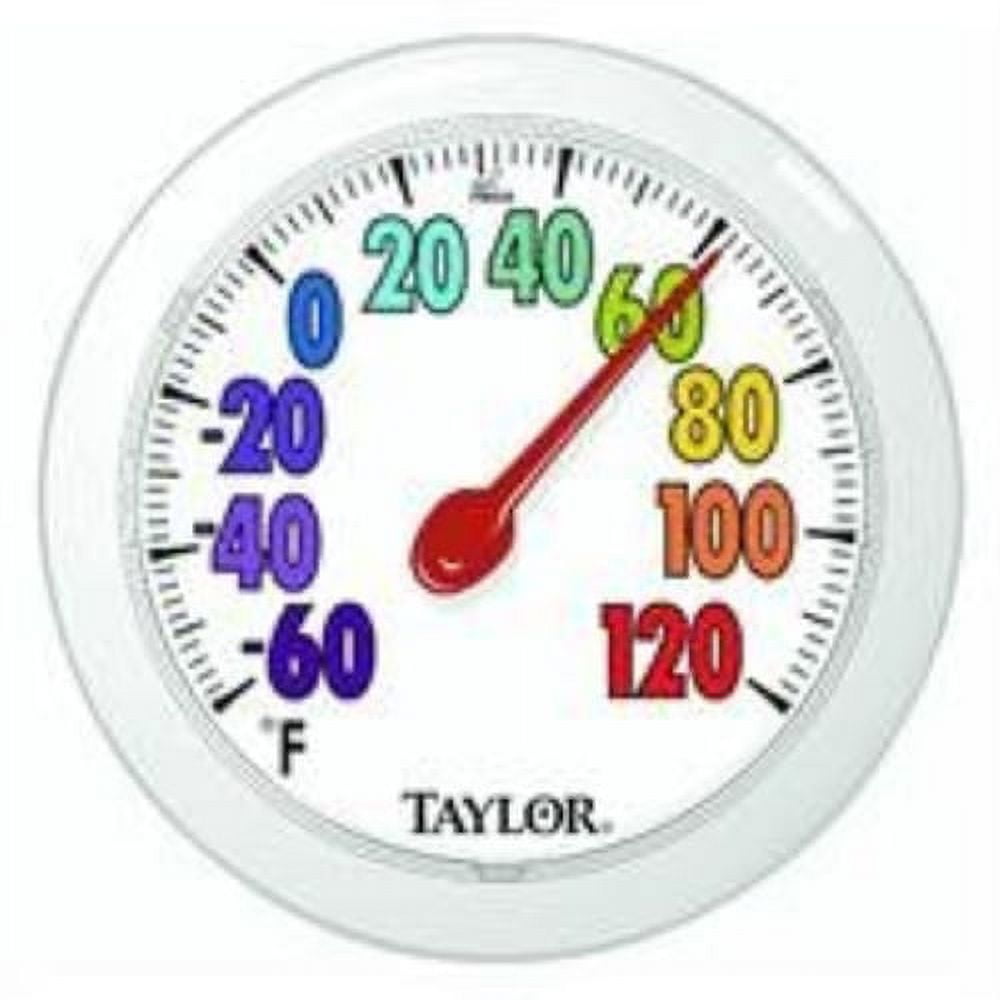 Taylor 6" Fahrenheit -60 To 120 Outdoor Wall Thermometer with Bracket 5631