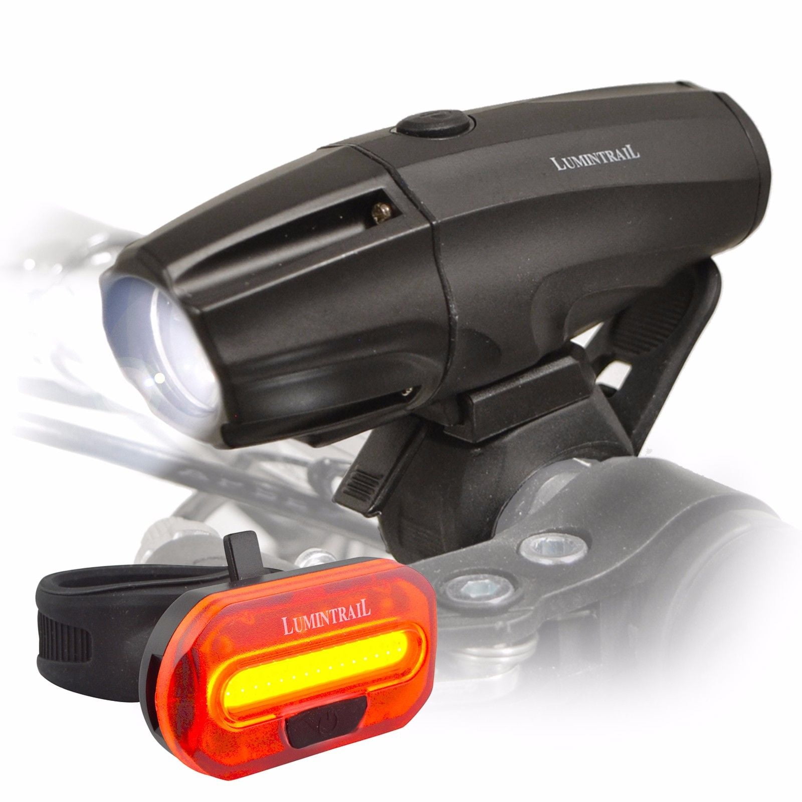1000 Lumens Headlight Super Bright And WASAGA USB Rechargeable Bike Light Set 