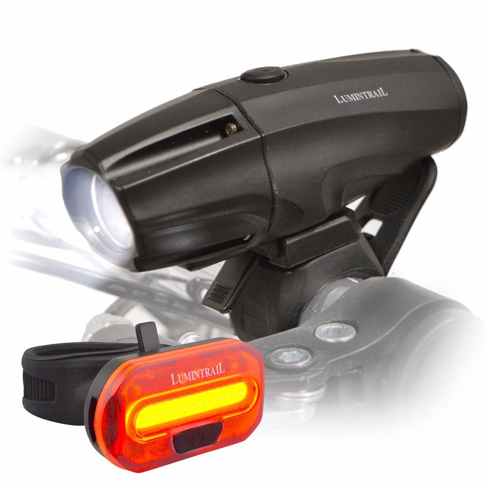 Lumintrail Super Bright Bike Light USB Reable 1000 Lumen LED Safety