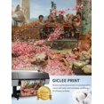 thumbnail image 6 of HFDF The Roses of Heliogabalus by Lawrence Alma-Tadema. Oil Patg Reproduction, Giclee Prt on Canvas. Ready to Hang,Wall Art for Home and Office Decor. Total w/Frame: 10x8inch Framed, 6 of 6